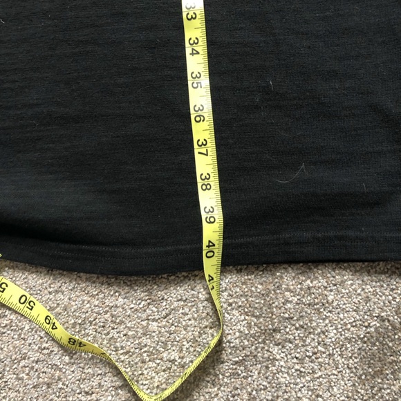 CP Shades Alla Turtleneck Knit Midi Dress in Black Cotton Size Medium - Picture 15 of 16